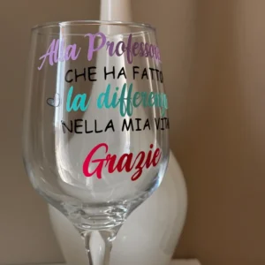 Calice personalizzato - Regalo Maestre e Prof