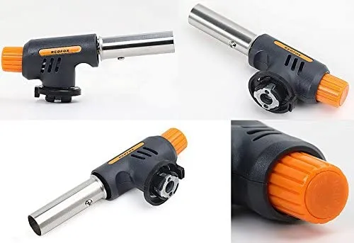 CANNELE MINI BRUCIATORE CARAMELLATORE + 6 BOMBOLETTE GAS DA 250 GR L'UNA