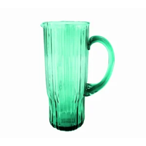 Caraffa Plisse Turchese Vetro Brandani
