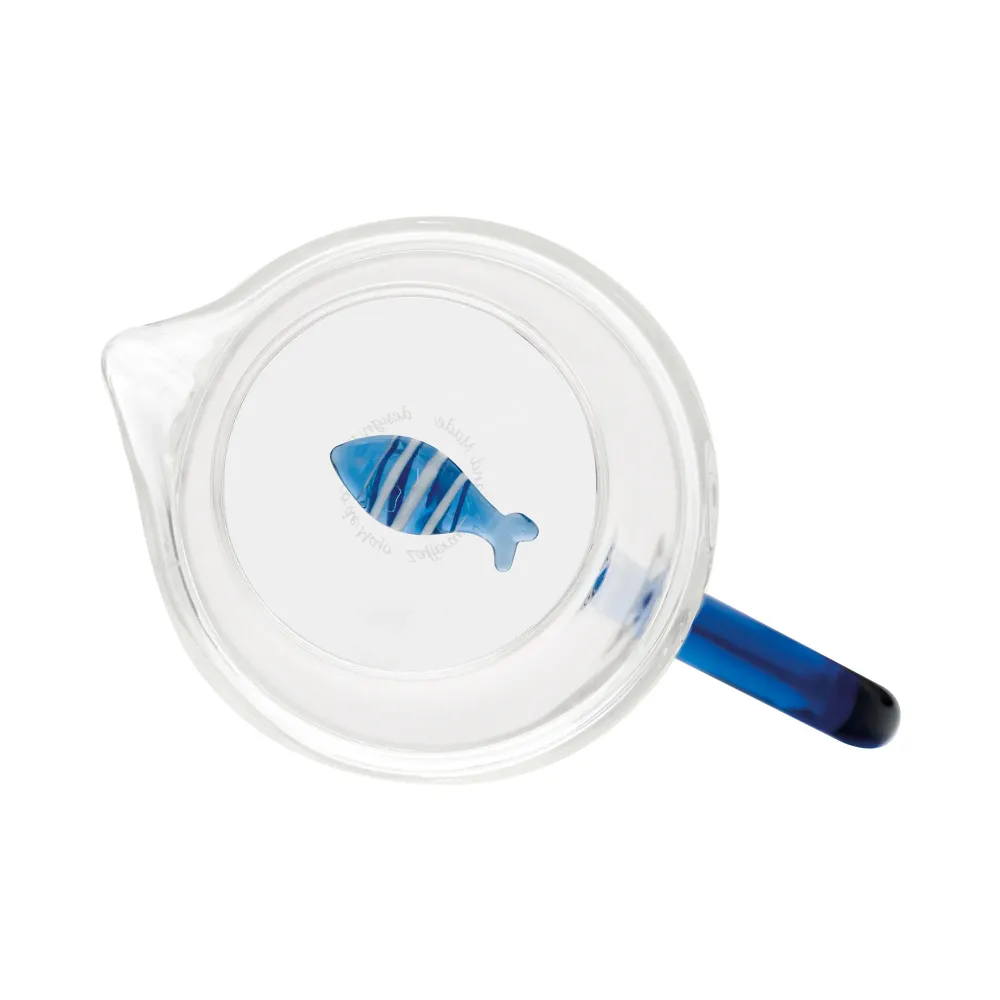 CARAFFA VETRO " TECA MARE" CM 19,5H 75 CL.