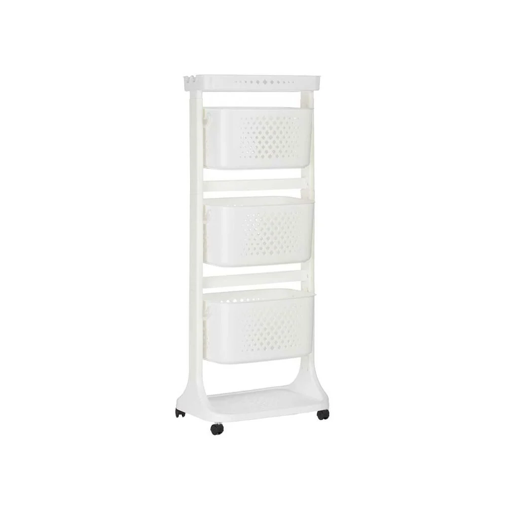 Carrello per Verdure Bianco polipropilene (33 x 112 x 44 cm)