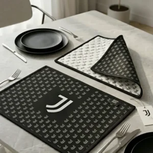 Tovaglietta Americana Juventus Official Product - Double Face Reversibile Casa da Sogno