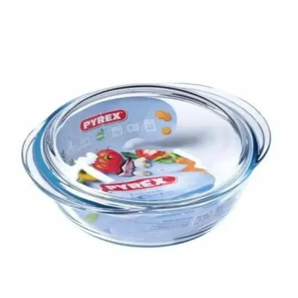 Casseruola con coperchio Pyrex Trasparente 21 L