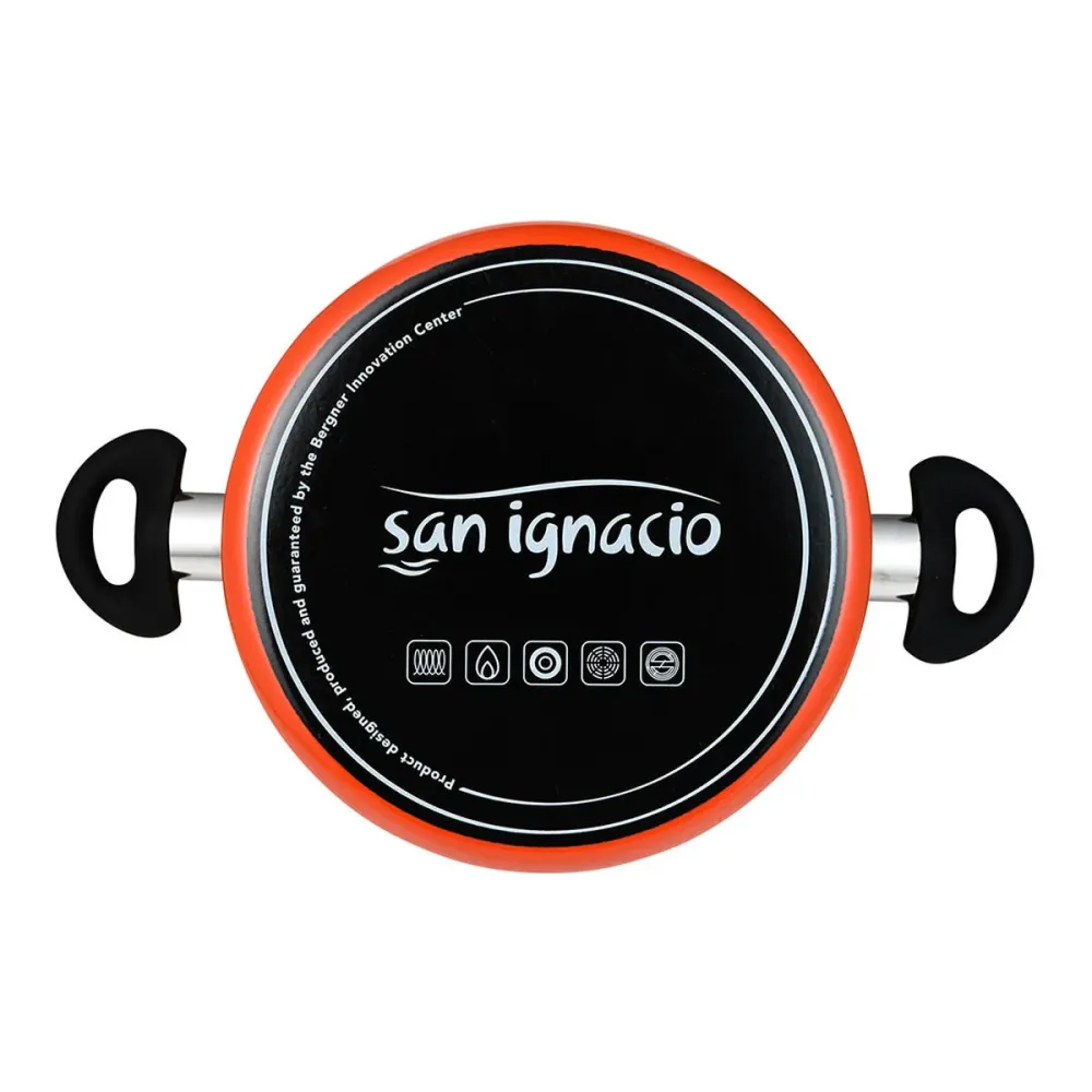 Casseruola con coperchio San Ignacio valencia experto Arancio Acciaio al carbonio