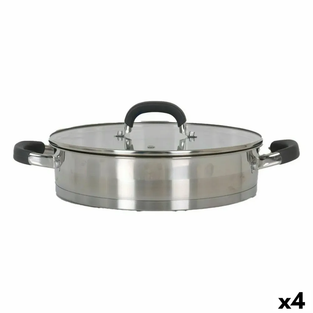 Casseruola con coperchio vetro Quttin 3,1 L (4 Unità)
