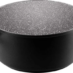 CASSERUOLA CON MANICI 'BLACK PEARL INDUCTION' Ø cm. 16 - 1 manico Aeternum