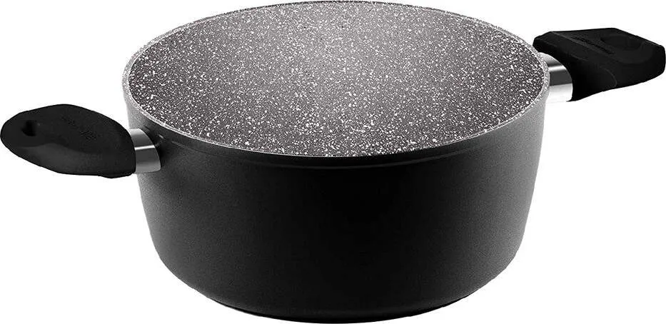 CASSERUOLA CON MANICI 'BLACK PEARL INDUCTION' Ø cm. 16 - 1 manico Aeternum
