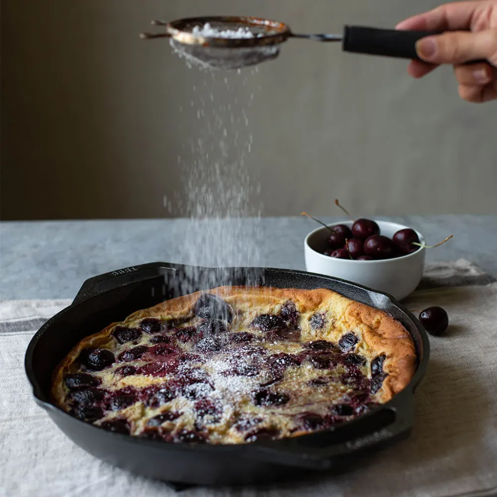 Casseruola ferro Chef Lodge con coperchio vetro