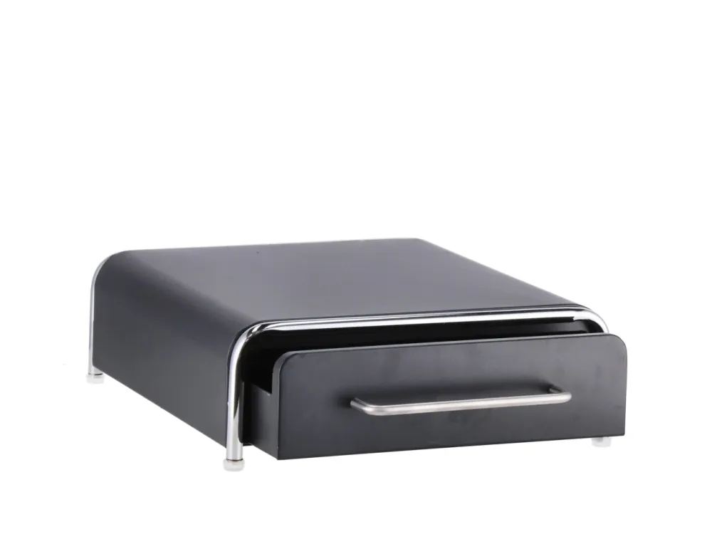 Cassetta portacapsule caffe' 30x32xh11cm, 2 colori assortiti