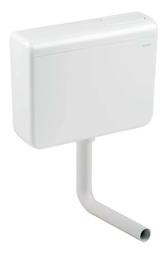 Cassetta Di Scarico Esterna Schwab Iris Mono Tasto Cod. 641520 Per Installazioni Parete