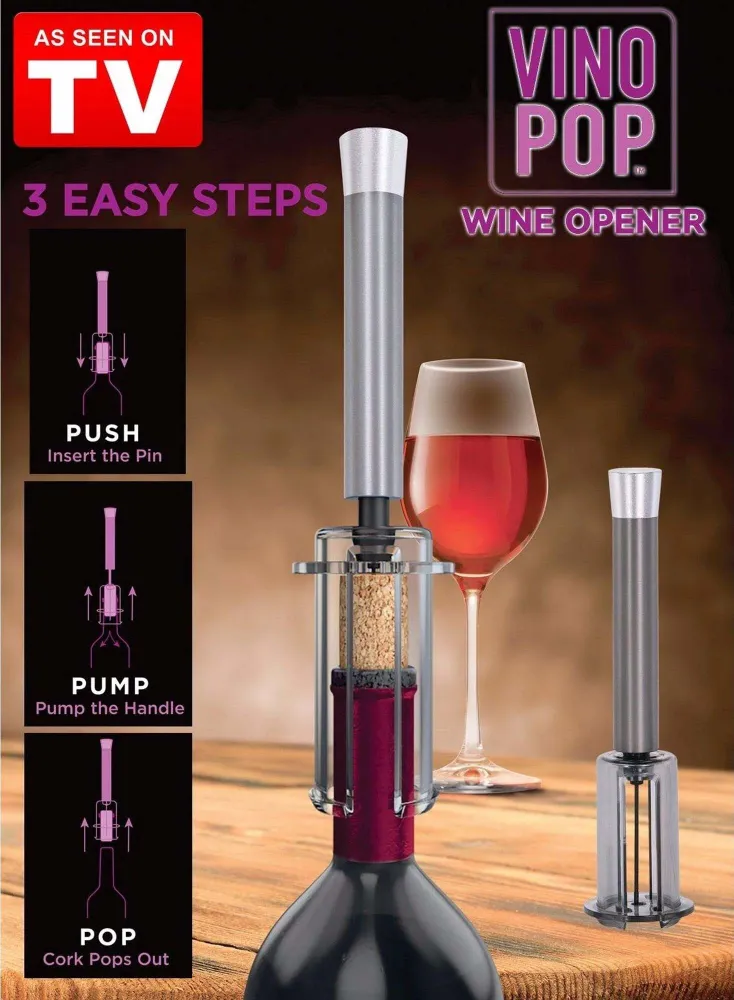 Cavatappi Pressione Pompa Aria Apribottiglie Apri Bottiglie Vino Sommelier