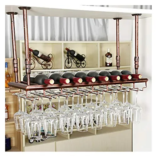 Bar cremagliera Appeso Vino contatore, cremagliera del Vino, cremagliera Bicchiere di Vino, cremagliera di Vetro di Vino,...