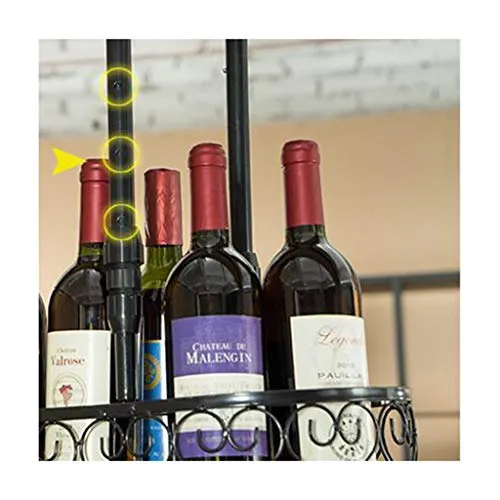 CCFENG Cremagliera del Vino Vetro, cremagliera KTV Bar Vetro, calici cremagliera Giù Testa, Vino Appeso Creativo cremaglie...