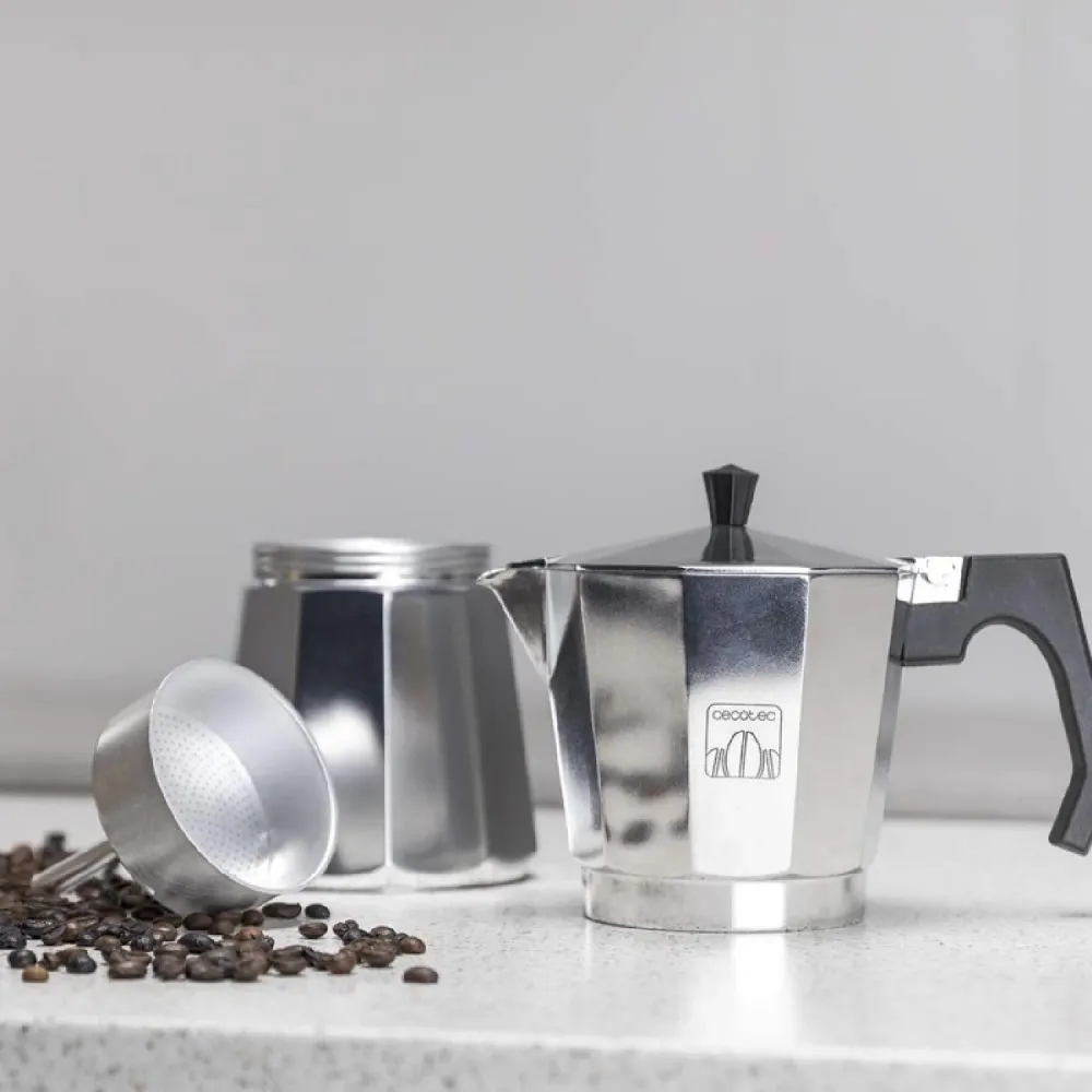 Cecotec caffettiera mokc lassic 300 shiny 3 tazze