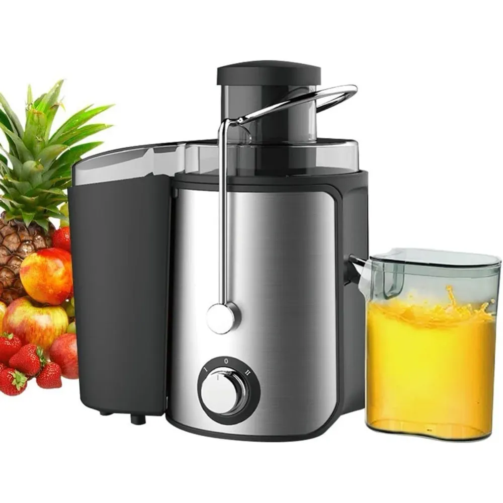 Centrifuga Elettrica Estrattore Succo Frutta e Verdura 600W Filtro Acciaio