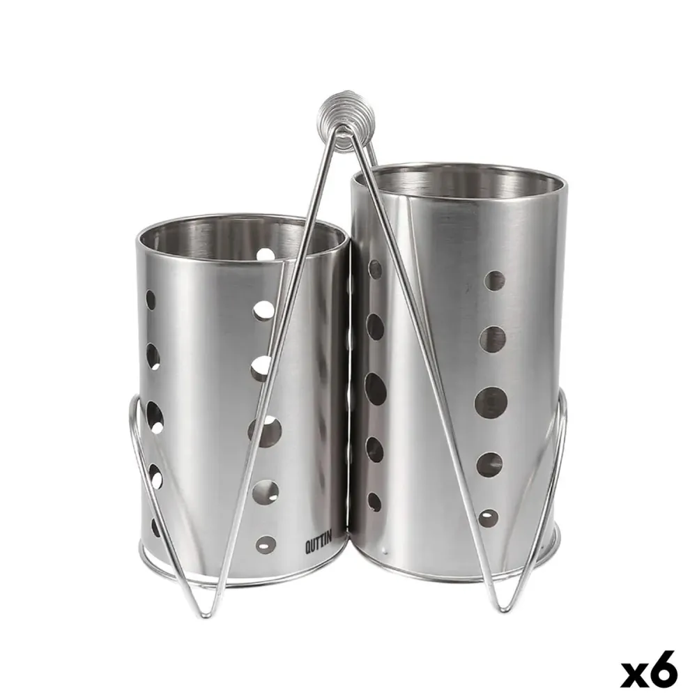 Cestello per posate Quttin Acciaio 20 x 11 x 23 cm (6 Unità)