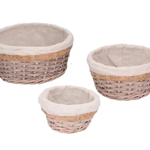 Cestino vimini 3 pezzi 1616140000