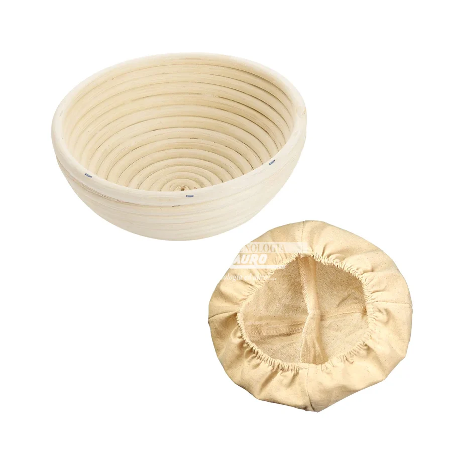 Cesto Di Lievitazione Tondo C/Fodera - Ø 20,5 Cm
