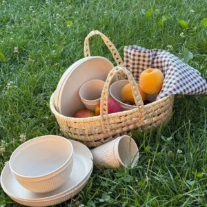 Cesto da Picnic per Uscire Mangiare Campagna
