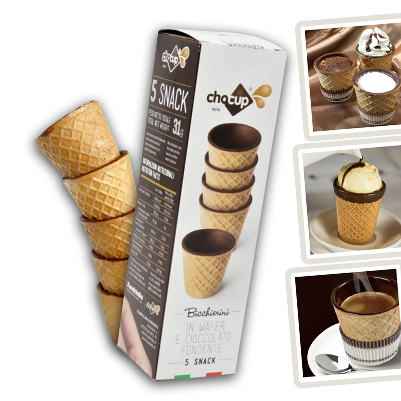 Chocup Mini Bicchierini Con Cioccolato 5 Pz