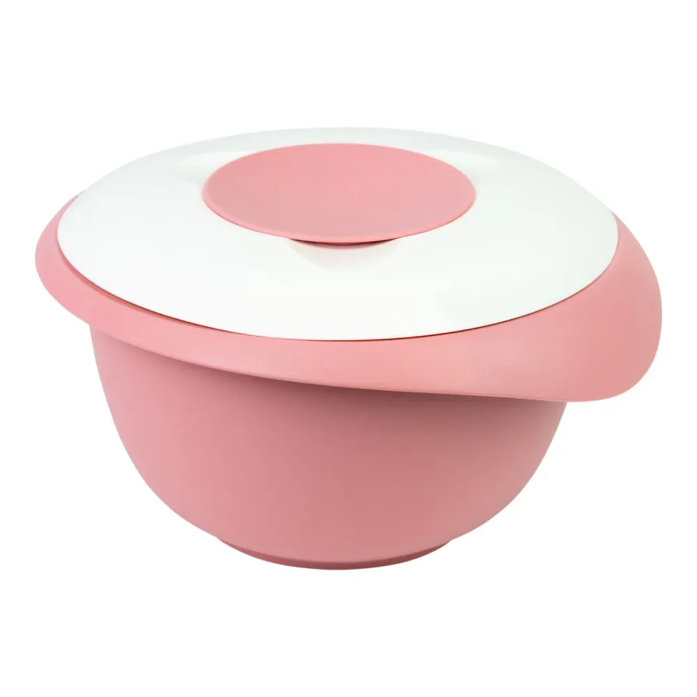 Ciotola con paraspruzzi 3,5 l rosa