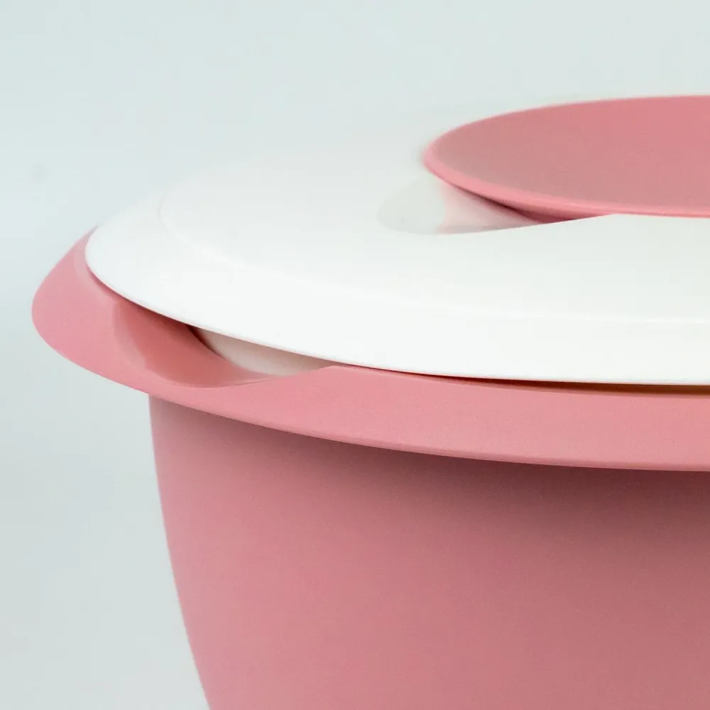 Ciotola con paraspruzzi 3,5 l rosa