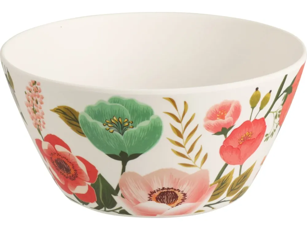 Ciotola da cucina melamina floreale multicolor country, 750 ml - 14x7 - Koopman