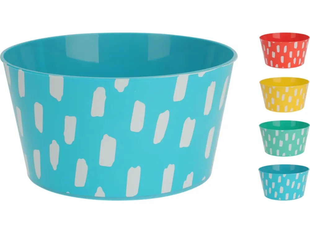 Ciotola da cucina plastica 750ml, 4 colori assortiti - 7x14 cm - koopman