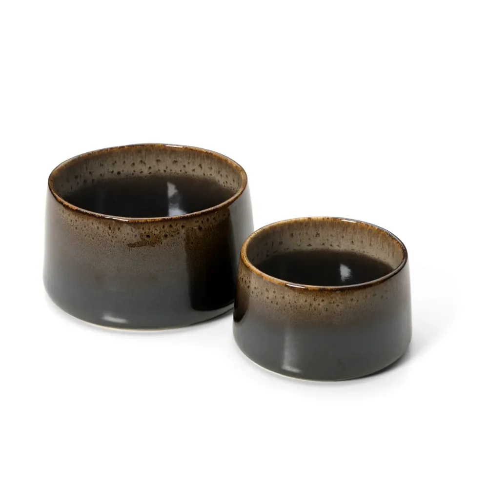 La Ciotola Kyoto - Ceramica Marrone Scuro - L