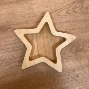 Ciotola legno forma di stella