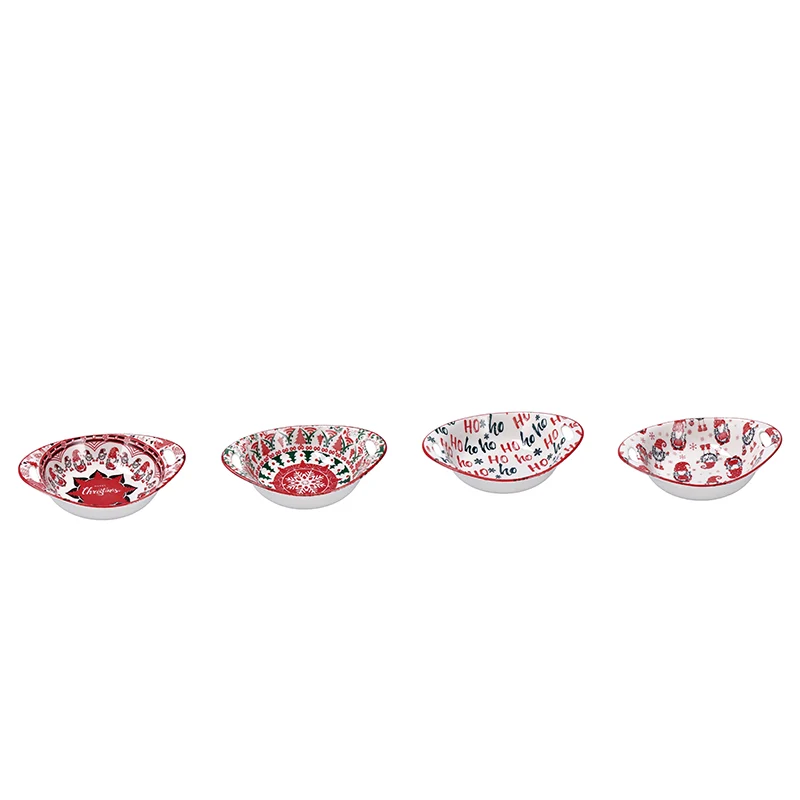 Ciotola Di Natale Ceramica 18x13xh5cm Assortita