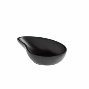 Ciotola Ovale Cm.10x6,5x2,4 Nera Melamina