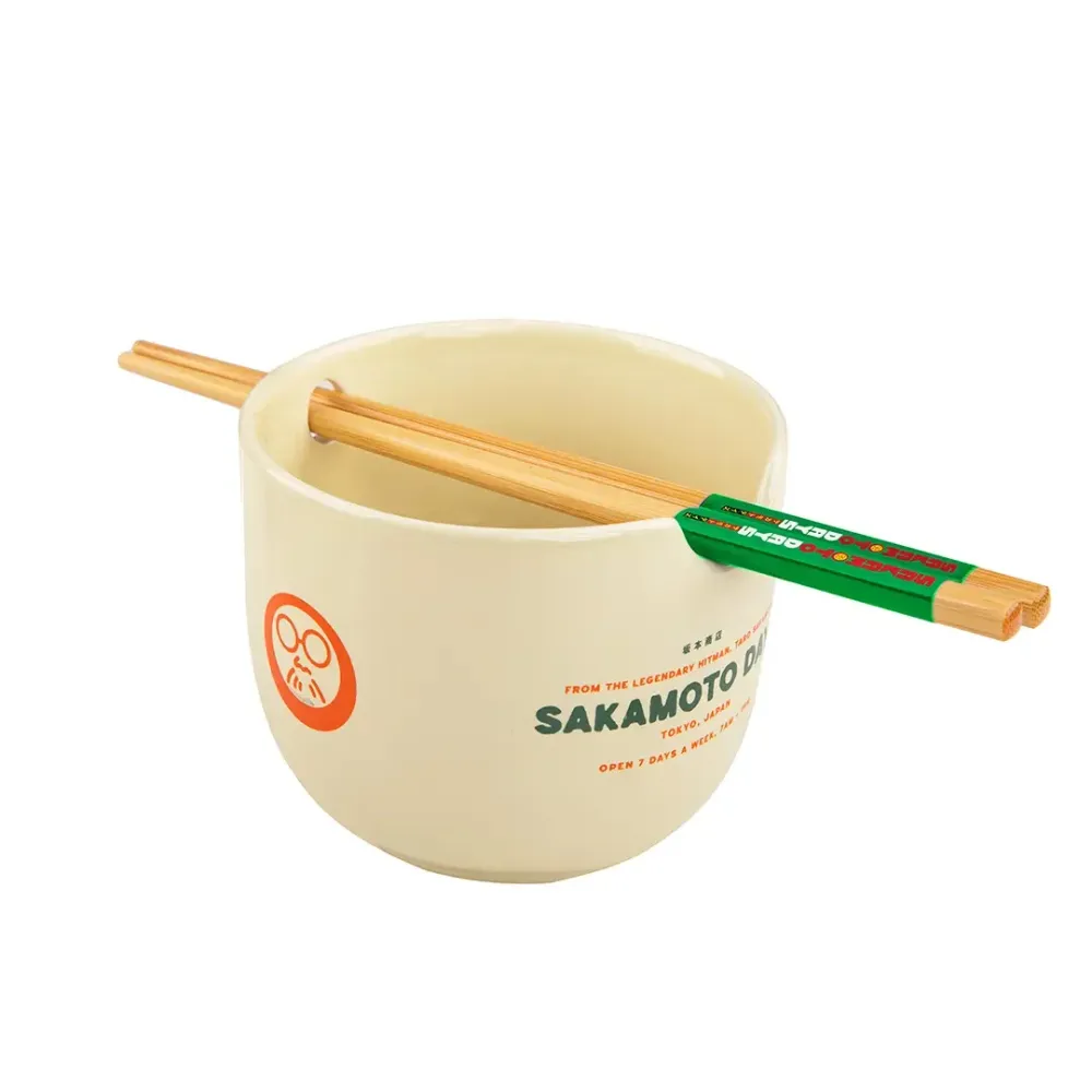 Ciotola di Ramen Sakamoto Days con Bacchette - Legendary Assassin