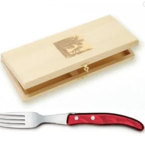 CLAUDE DOZORME - Coffret 6 fourchettes steak Bordeaux