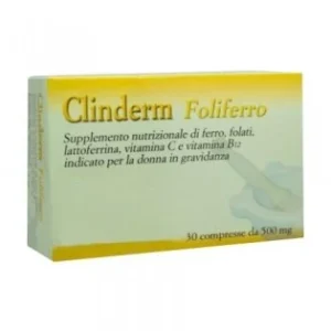 CLINDERM-FOLIFERRO INTEG 30CPR
