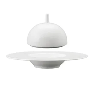cloche per piatto gourmet saturno bianco ø 25