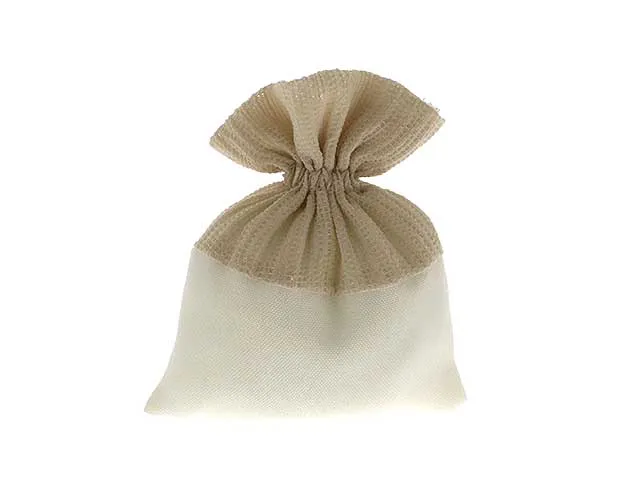 Coccola bag 10x12cm beige c1867