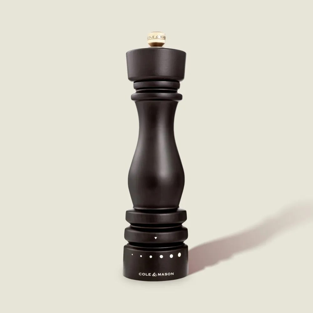 Cole & Mason Macina sale/pepe Ø 6 × 22 cm, faggio, marrone scuro