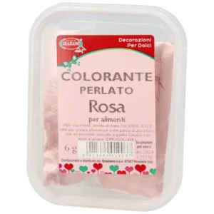 Colorante alimentare polvere colore rosa perlato 6gr