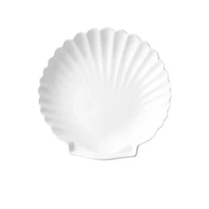 Conchiglia Piattino Cm.17,5 Bianco Melamina