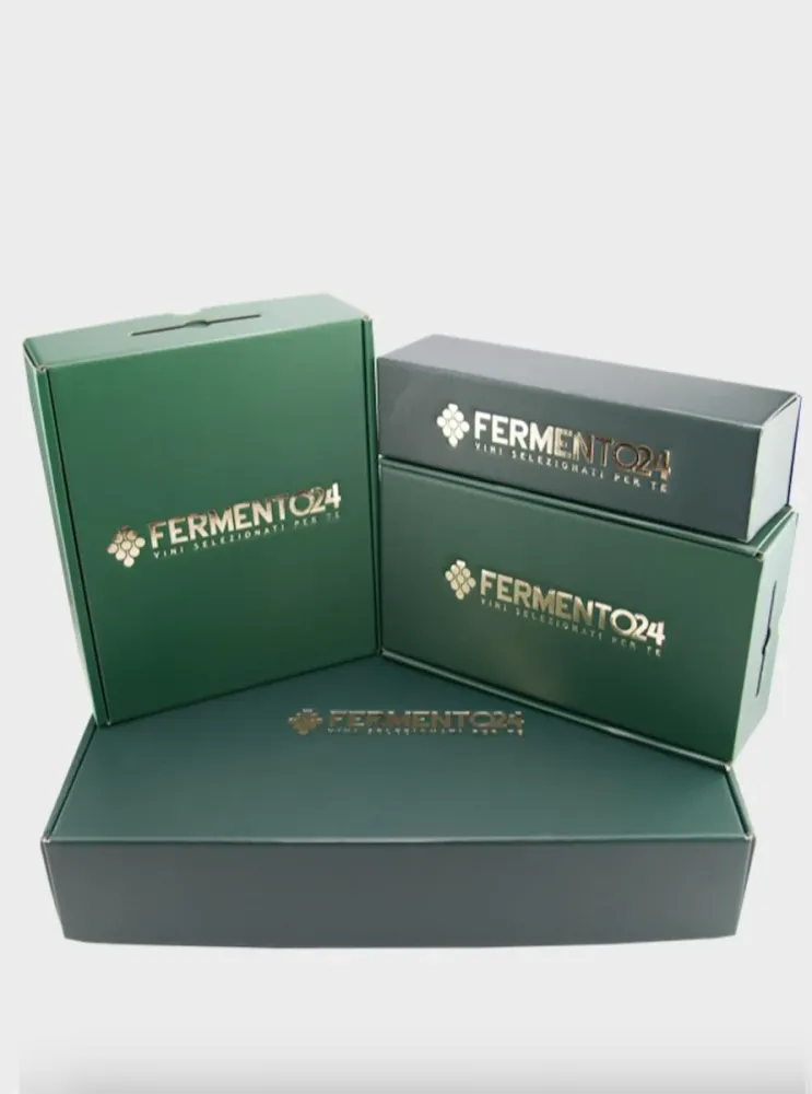 Confezione regalo 6 bottiglie seta verde