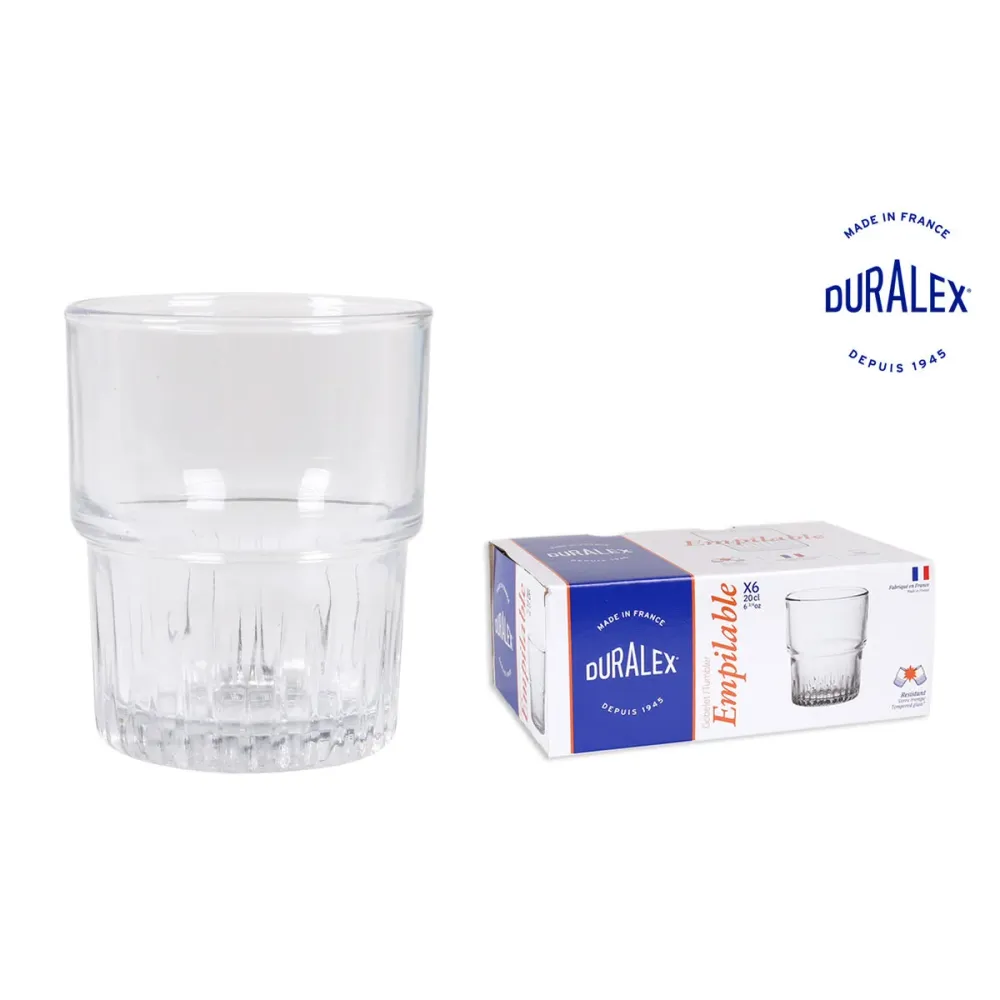 Conjunto de Copos Duralex 1014AB06/6 200 ml 6 Peças (6 Unidades)
