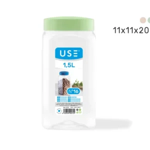 Contenitore 1565cc quadrato pastel