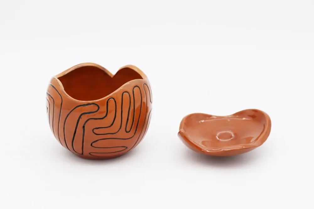Contenitore ceramica CLAY POT LID 1