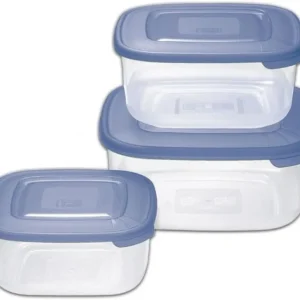 Contenitore Quadro Plastica Set 'Frigo Box' Nuvola - Tontarelli