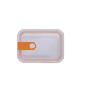 Contenitore rettangolare 0,75l 12,8x17,8xh.7,5cm colore arancio