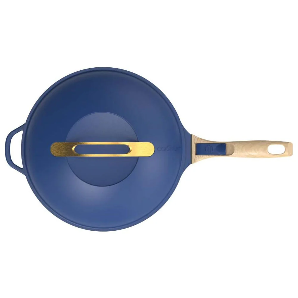 COOKUT La Favolosa Padella Casseruola Tegame 2 Manici 8 1 24cm Metallo Zaffiro