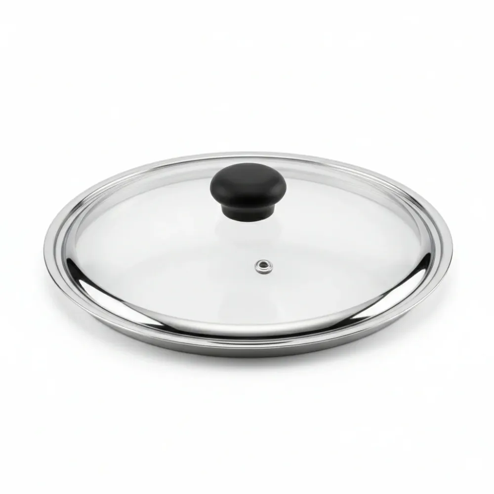 Coperchio Acciaio Inox- - Ø Cm 28 - 2 Pezzi