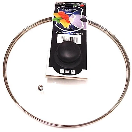 Coperchio pentola Metalsomma 420 26 Trasparente e Cromo