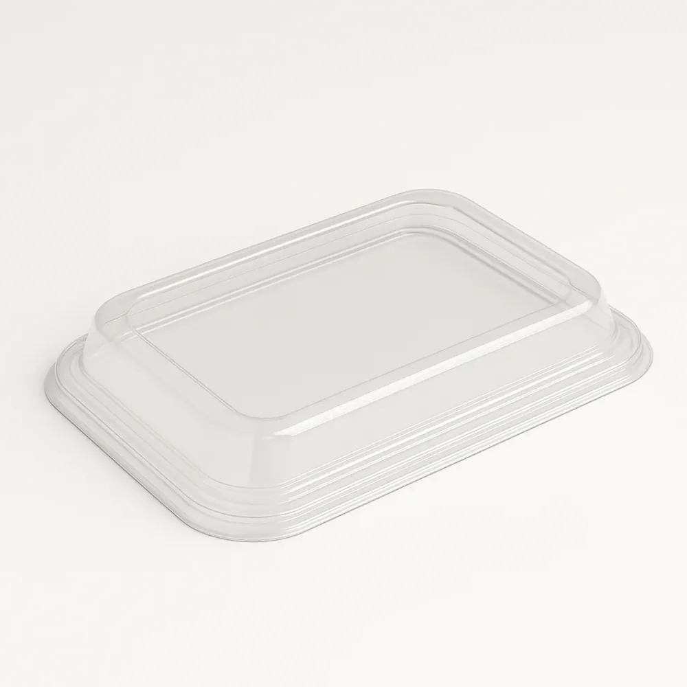 Coperchio vaschetta per sushi, PET, 22.5x9.8x3 cm
